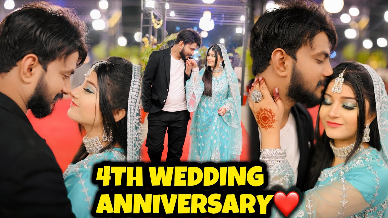 Taha Rozi’s 4th Wedding Anniversary🎂❤️☺️💫