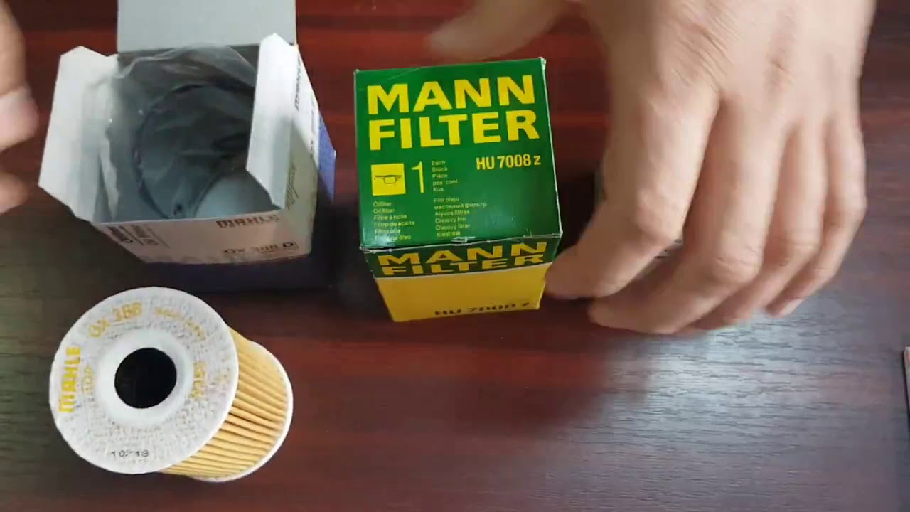 Comparatie filtru ulei mann vs mahle vs oem