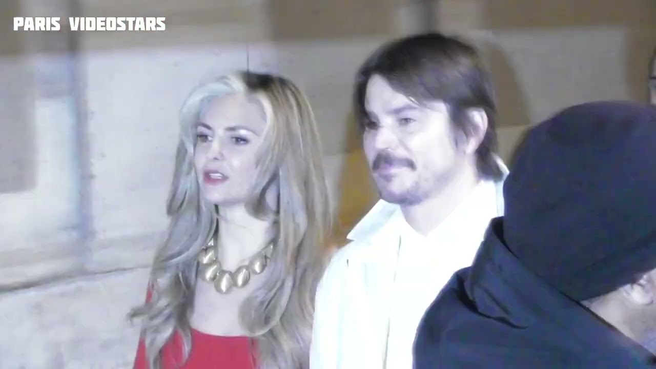 Josh Hartnett and Tamsin Egerton @ Paris Fashion Week 25 january 2026 show Jacquemus