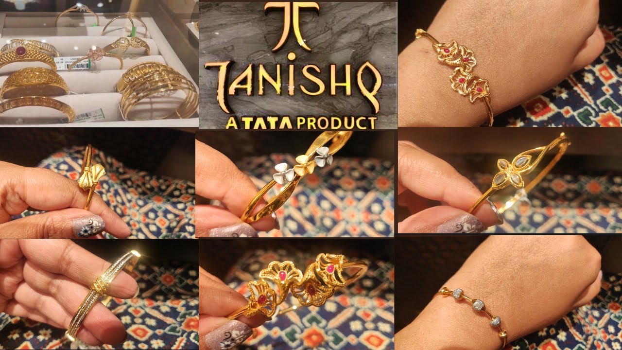 Tanishq Gold Bangle Bracelet Collection💫💫 || Daily Wear Gold Bangle Bracelet Designs😍✨