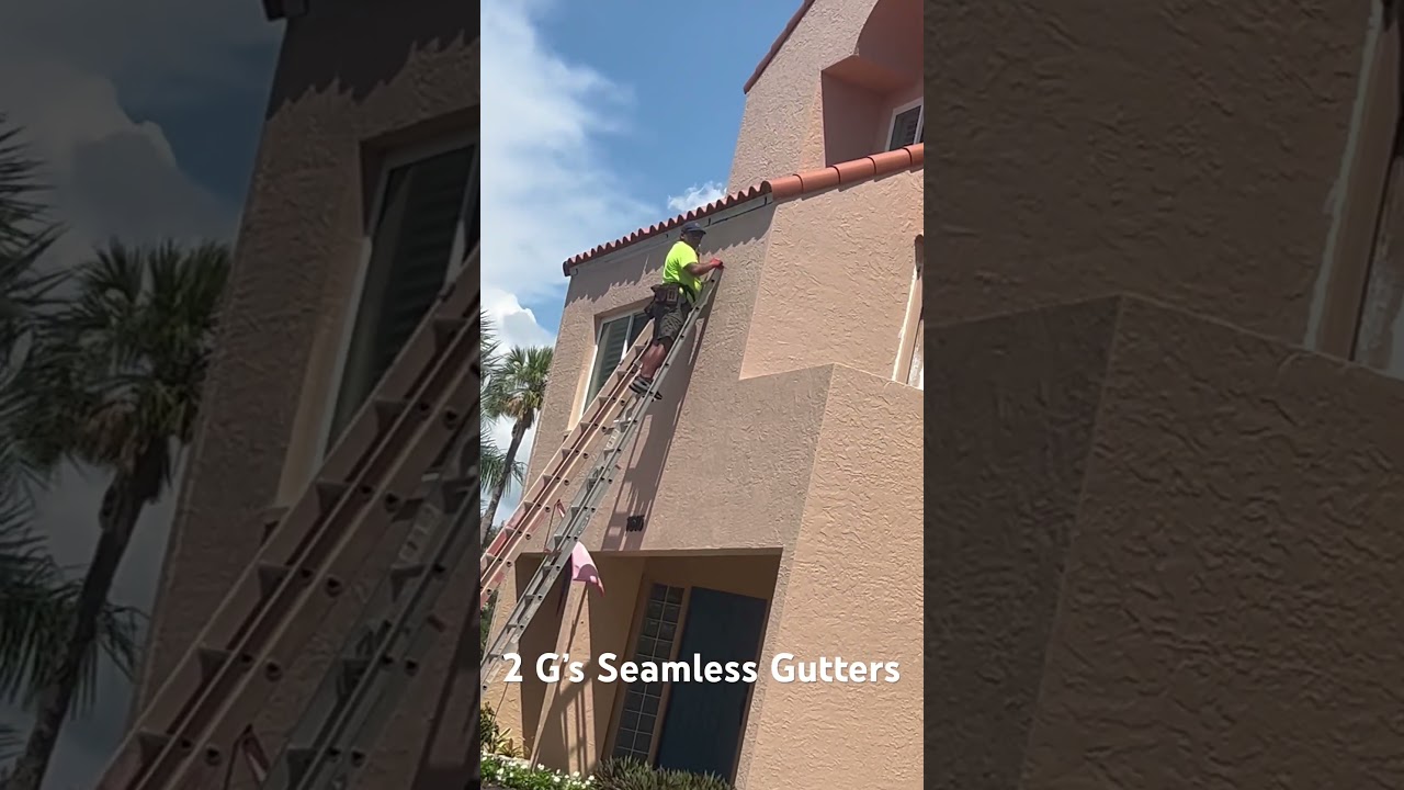 Installing Seamless Gutters #construction #guttermaintenance #diygutters #malandro #yanez #roofing
