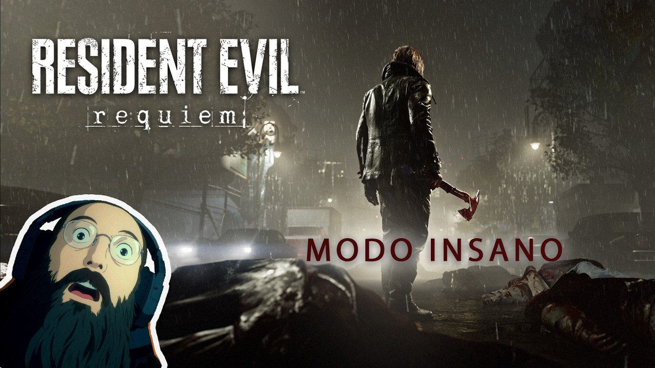 ⛱️RESIDENT EVIL REQUIEM - MODO INSANO! 🦝Live 275