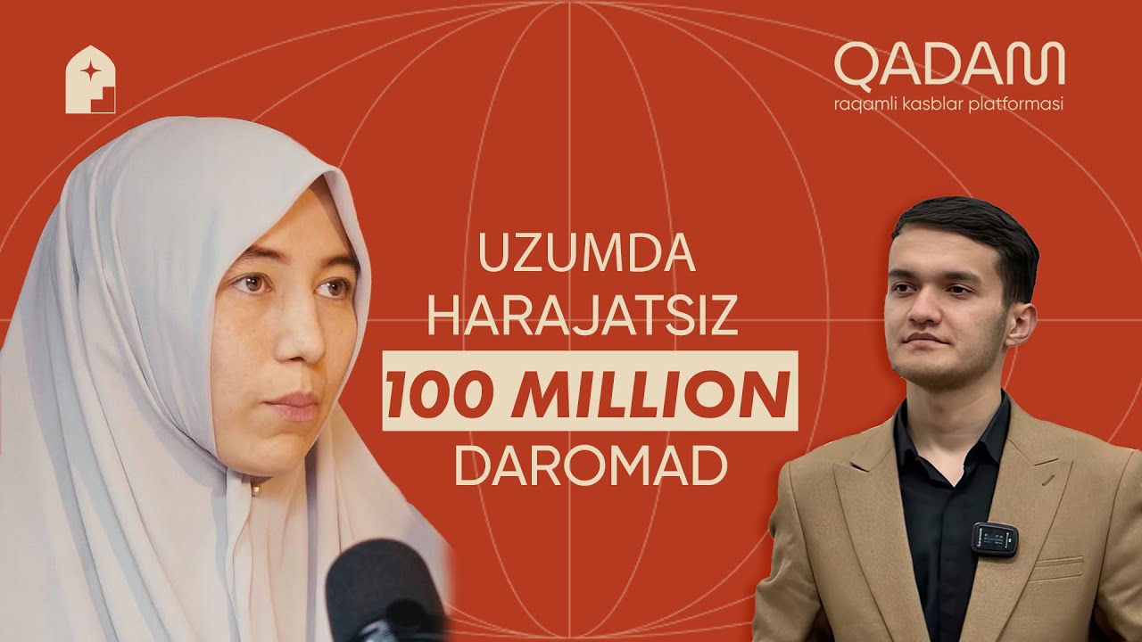 Uzumda harajatsiz 100 million daromad!