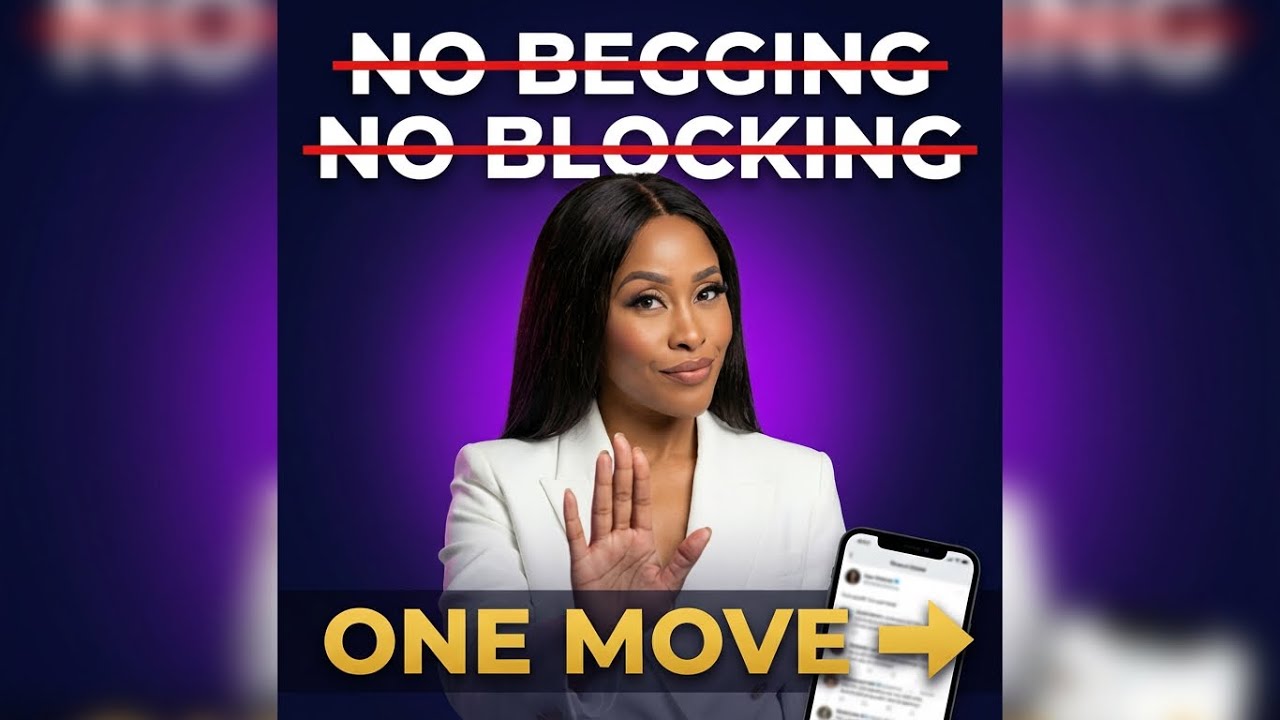 No Blocking, No Begging, Do This