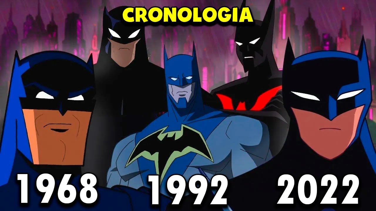 A EVOLUÇÃO DO BATMAN NOS DESENHOS ANIMADOS