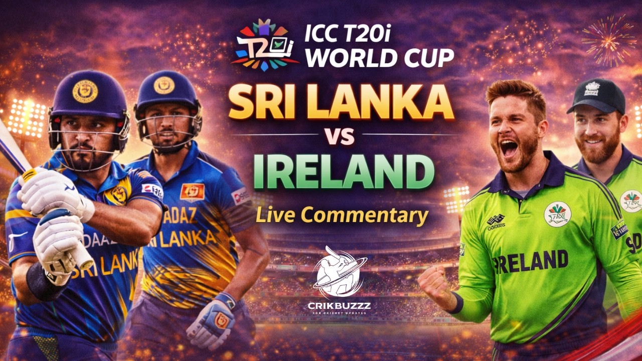 ICC T20i World Cup: Sri Lanka vs Ireland Live Commentary | Ireland Batting 15 Overs | #cricket #yt