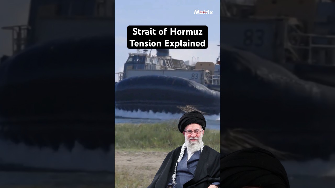 Strait of Hormuz Tension Explained #shorts #defencenews #trump #fighterjet