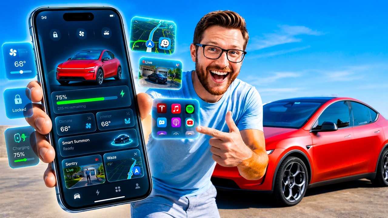 В приложении Tesla появились НОВЫЕ скрытые функции!