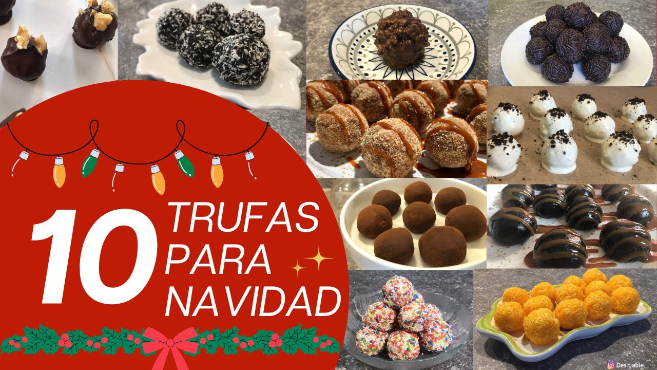 10 tipos de Trufas para Navidad | Desitjable