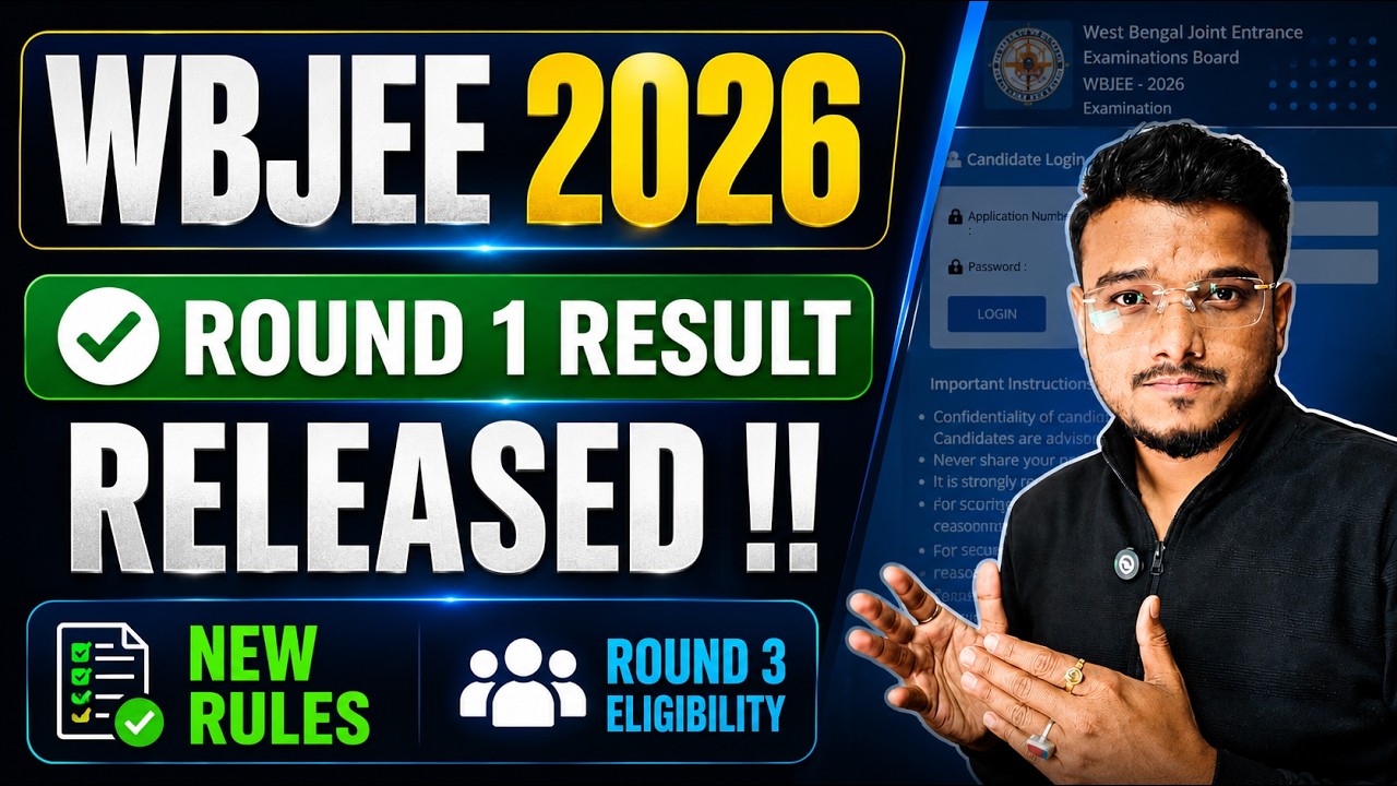 ROUND 2 Result Released | WBJEE 2026 Counselling | Decision Making #wbjee2026