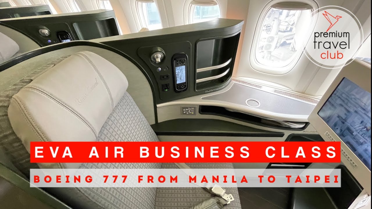 EVA Air Boeing 777-300ER Business Class: Manila to Taipei (Royal Laurel Class)