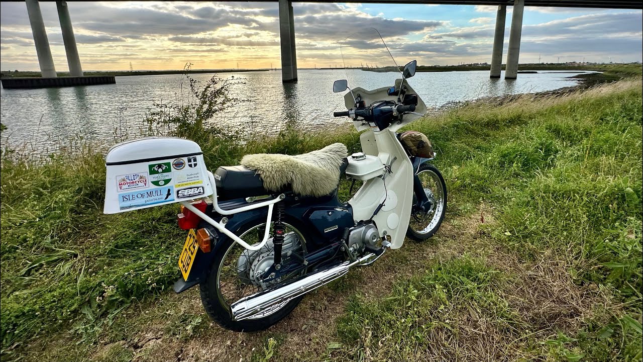 honda C90 top speed run