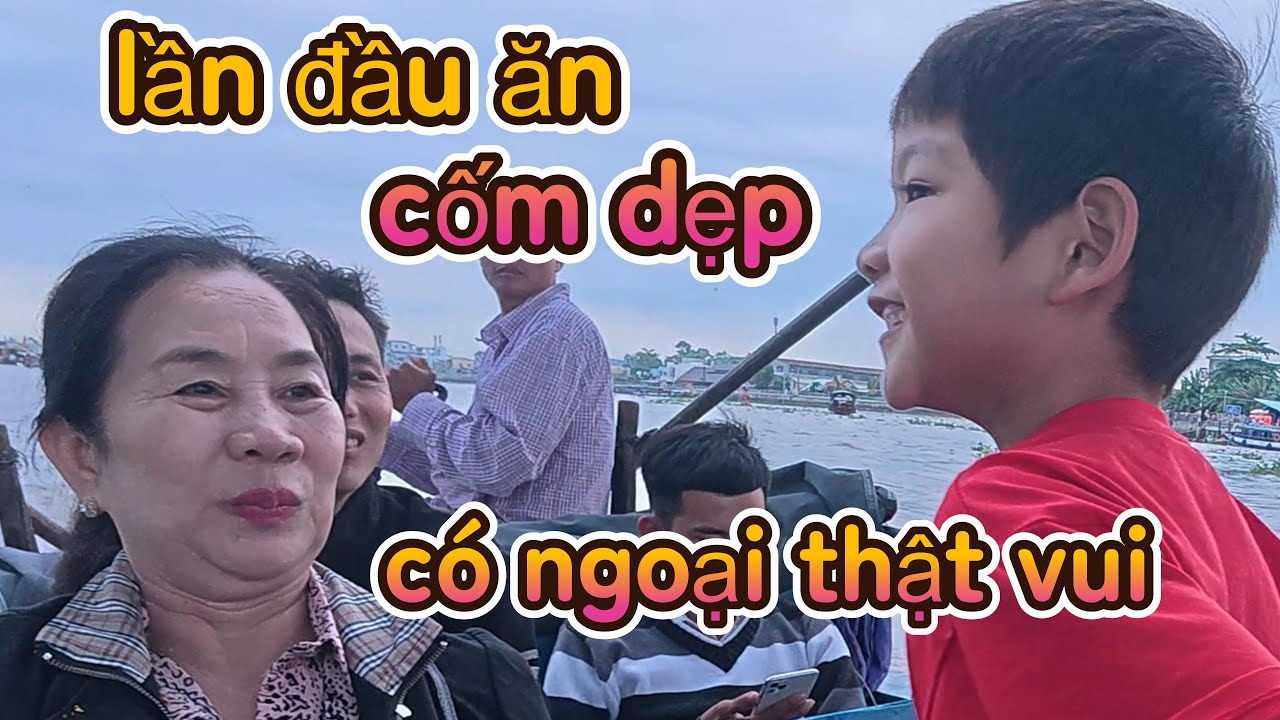 BÀ NGOẠI VỚI  XOÀI VUI VẺ ĂN CỐM DẸP  CHỒNG NHẬT TẬP TRÁNG HỦ TIẾU CÁI RĂNG 🇻🇳🇯🇵 gia đình Việt Nhật