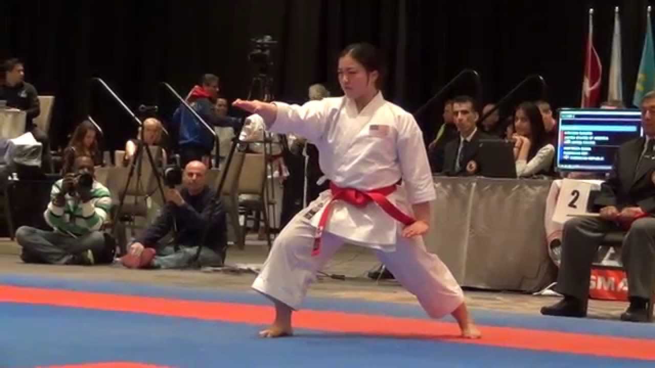 PKF 2015 - Female Kata FINAL - Kokumai vs. Dimitrova