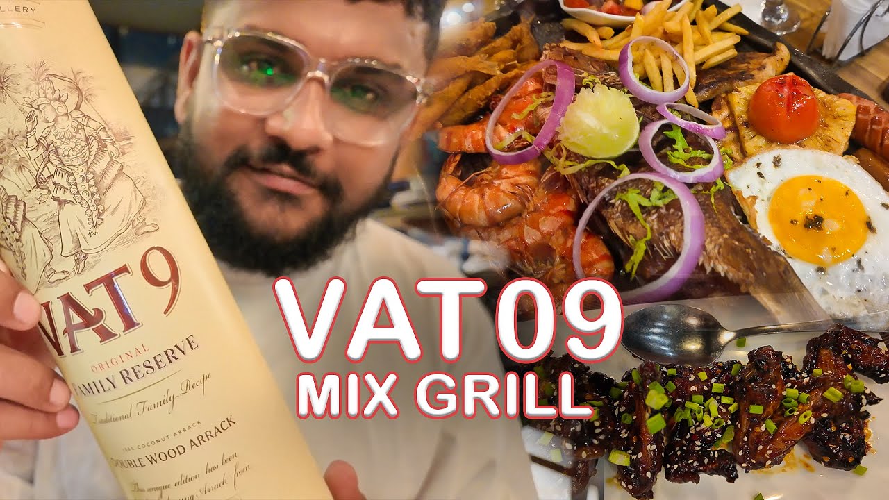 Sasen ගේ Birthday එක  🥰 | Vat 9 | Mixgrill | Seafood Rice 🇱🇰🥰🔥