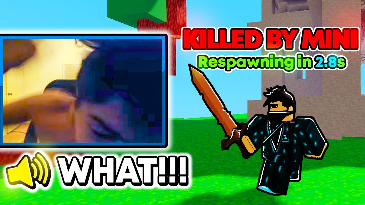 I 1v1'ed a Streamer And He BROKE HIS DESK...(Roblox BedWars)