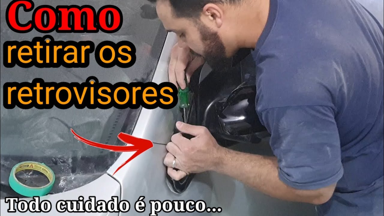 como tirar o aplique e o retrovisor do Fox, cross Fox, spacefox.