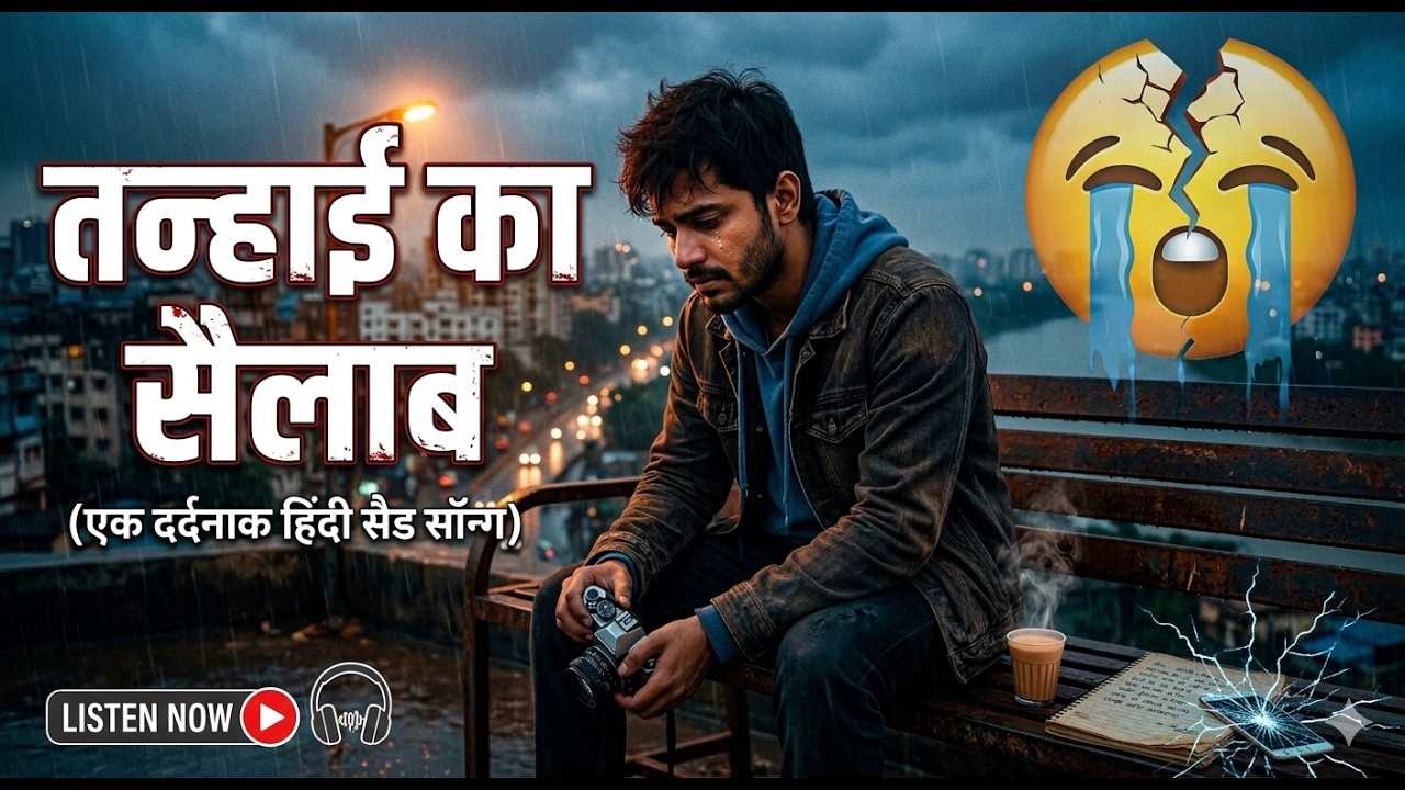 तन्हाई का सैलाब - Tanhai Ka Sailab (Official Video) | Heart Broken Sad Song  | New Hindi Sad Song