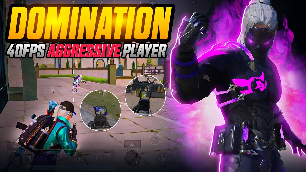 40 FPS DOMINATION - BGMI Fastest 40 FPS Player | 4-Finger Non Gyro BGMI 40 FPS Aggressive Clutches