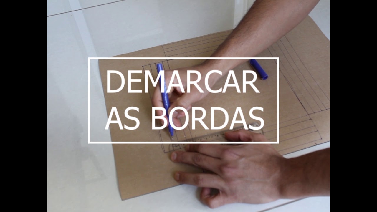DIY - COMO FAZER MOLDURA/QUADRO DECORATIVO DE PAPEL CARTÃO
