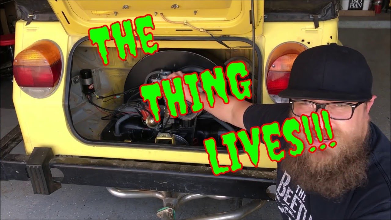 Barn Find Volkswagen Thing! Sitting For 20+ Years Engine Swap And Startup! Mileage Unknown Ep18!!!