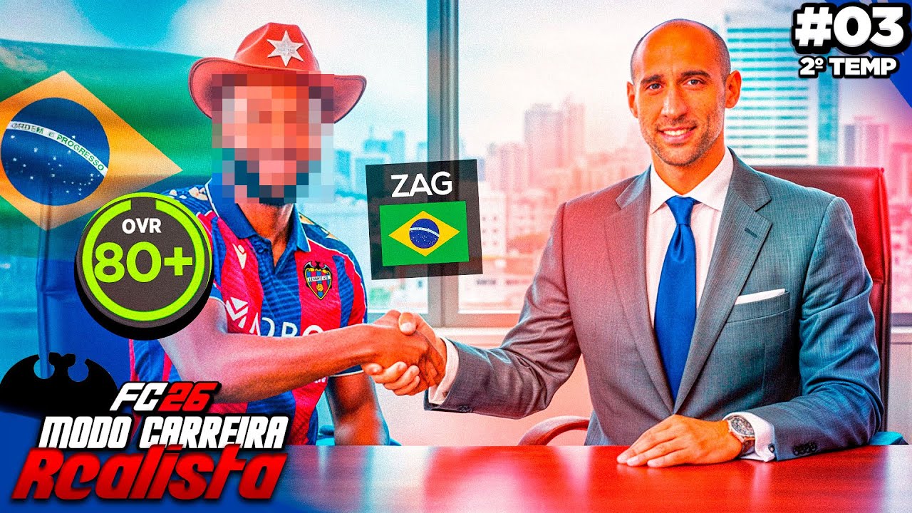 CONTRATAMOS UM BRASILEIRO XERIFÃO! LEMBRA DELE? - Modo Carreira Realista EA FC26 Parte 3