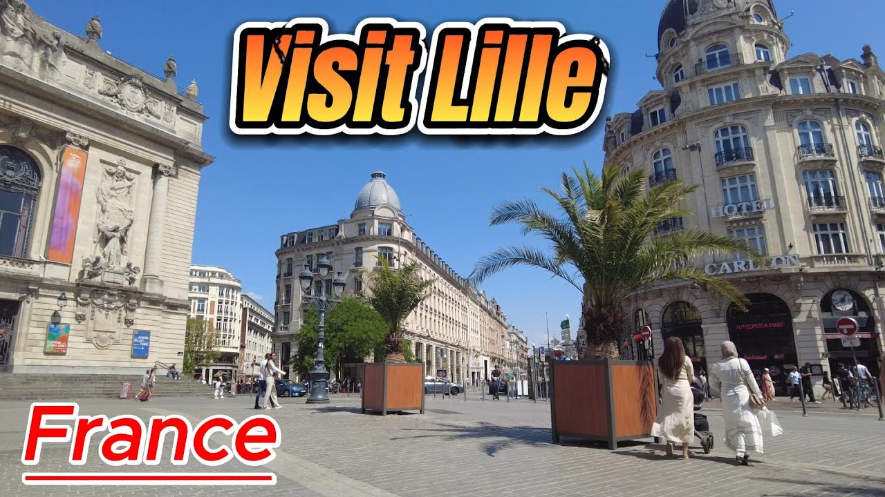 City Walk In Lille - France