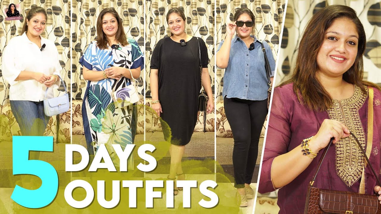 5 Days, 5 Outfits | Fashion Trends | Meghana Raj