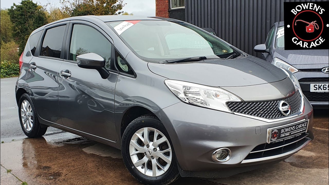 2014 (64) Nissan Note 1.2 Acenta 5Dr in Gun Metal Grey. 2 Owners. 61k Miles. FSH. £20 Tax. £4995