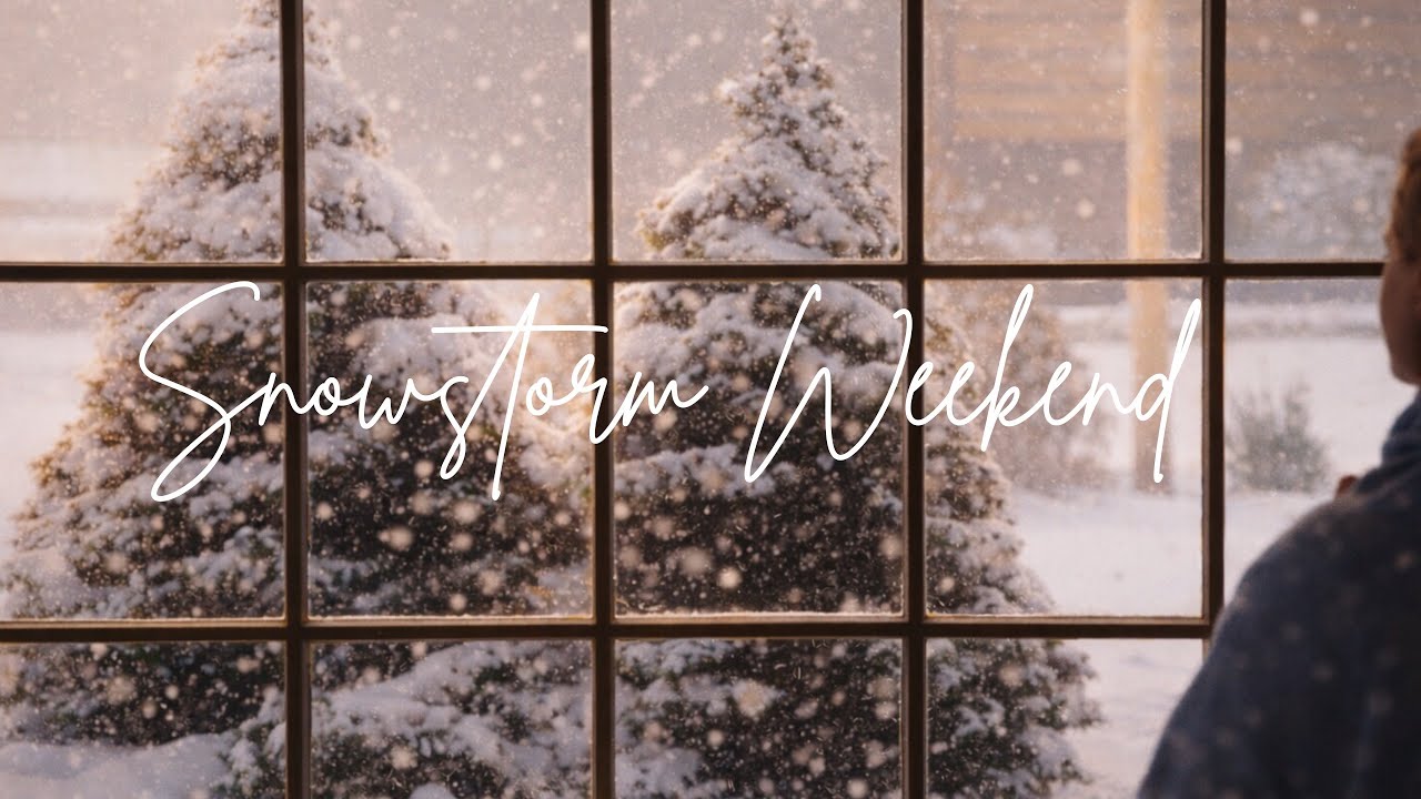 A Cozy Snowstorm Routine with Carrot Cake & Hot Chocolate|VLOG