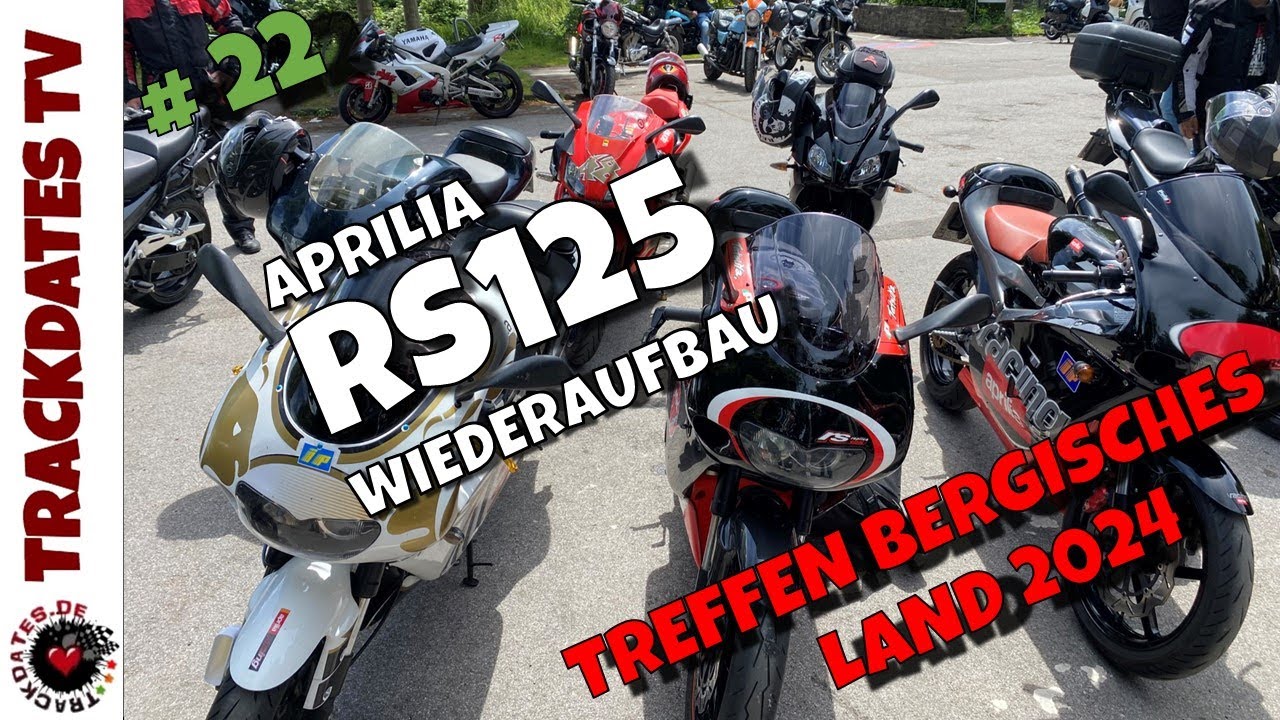Teil 22 | RS125 Treffen Bergisches Land 2024 | Onboard POV | APRILIA RS125 MP 1999