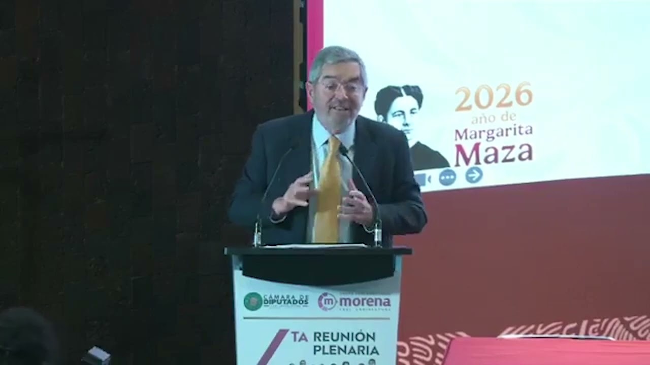 Juan Ramón de la Fuente, secretario de Relaciones Exteriores | Reunión plenaria de Morena 31/01/2026