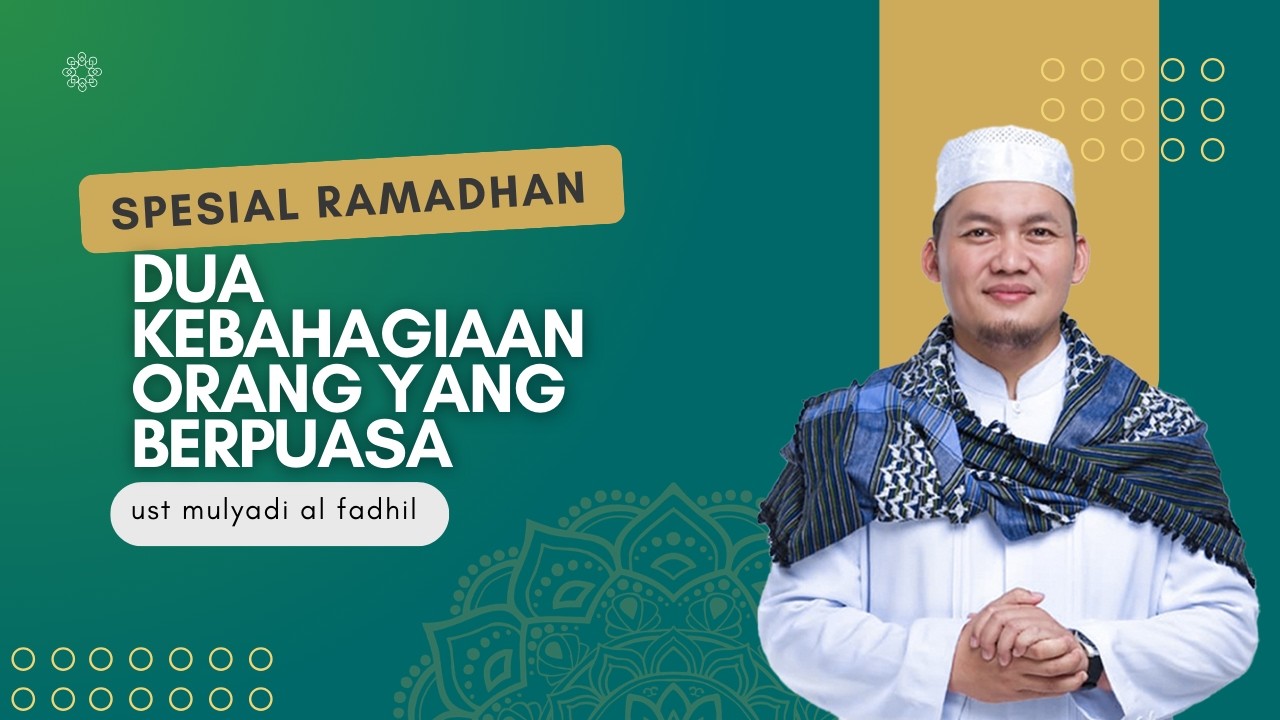 Kebahagiaan Orang Yang Berpuasa | Santapan Ruhani Pengantar Buka  - SAPA episode 3