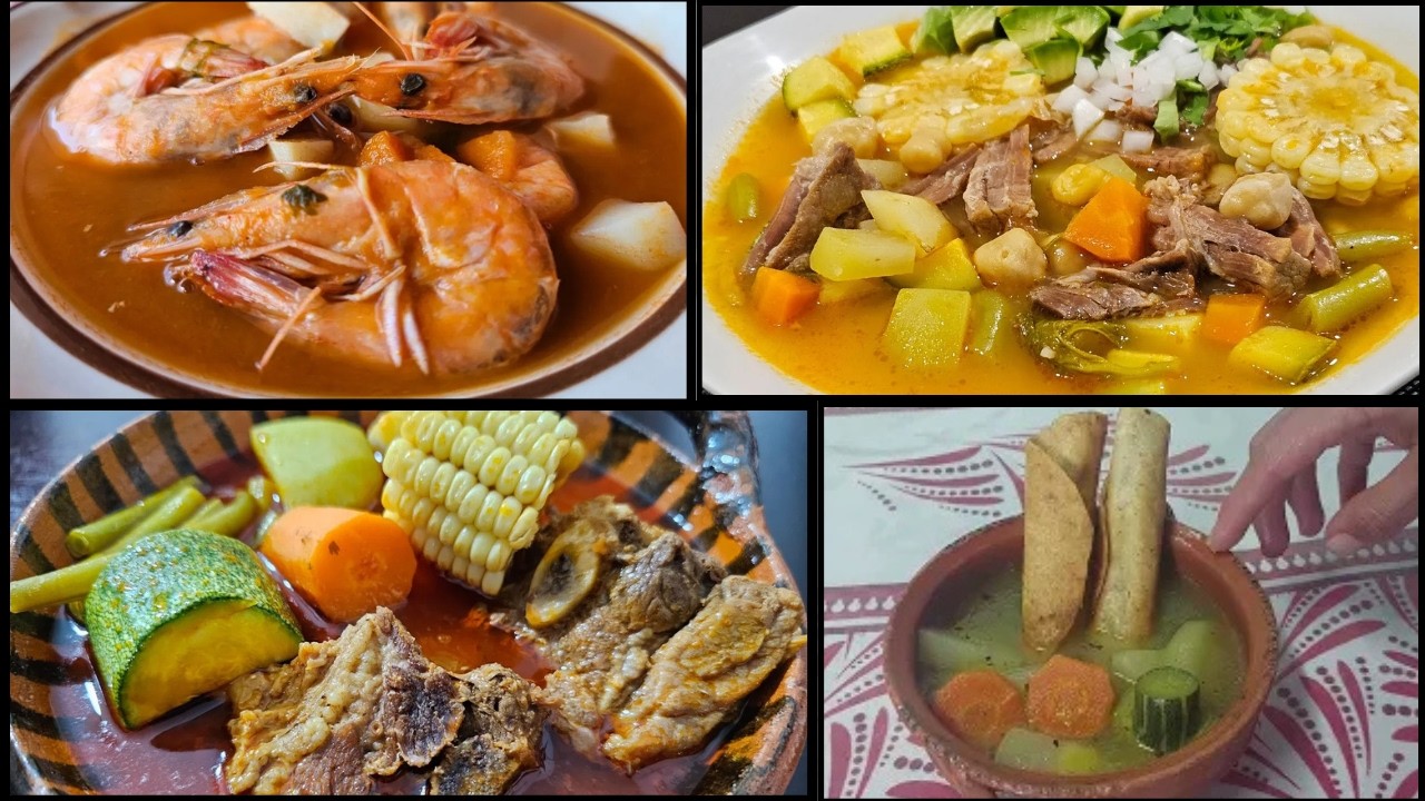 4 Caldos Caseros que Apapachan en el Frío ❄️🍲