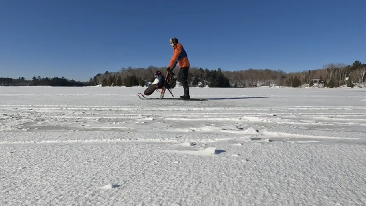 kick Sledding -22c