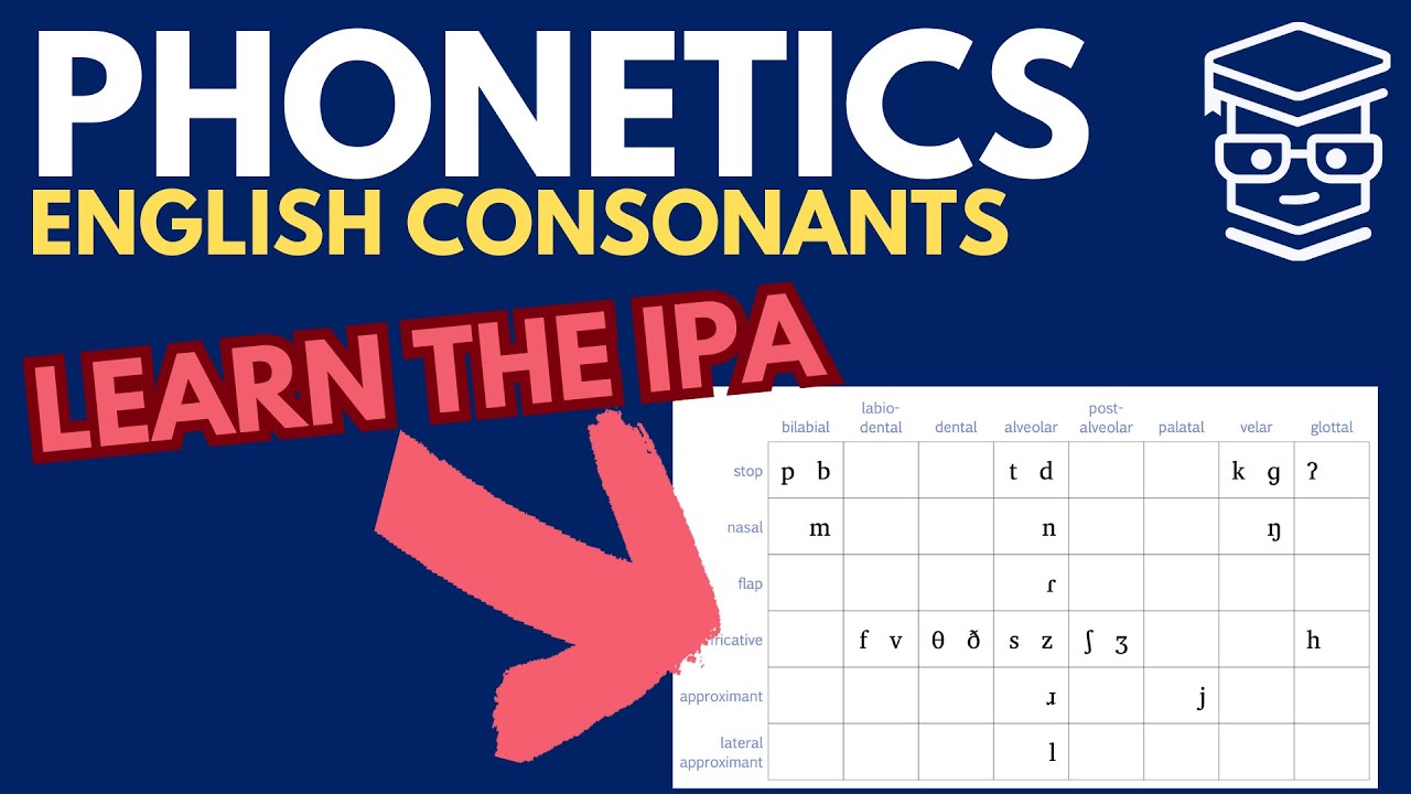 Learn the IPA for English Consonants!