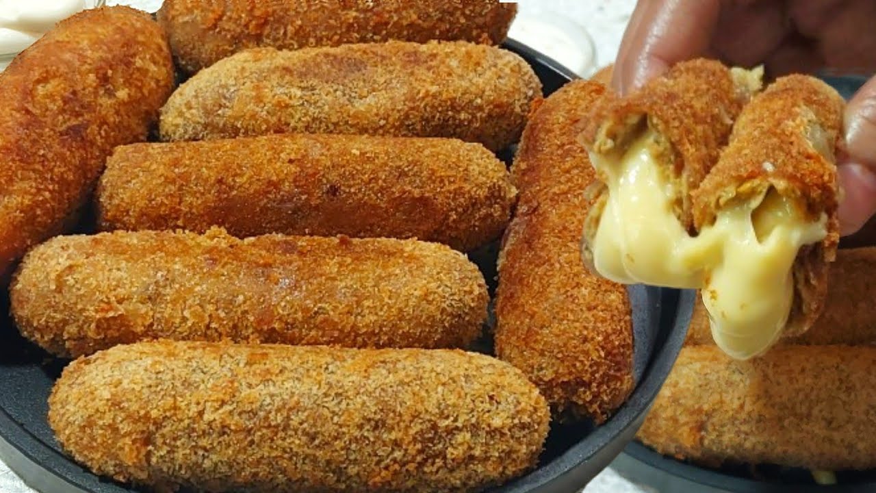 Рецепт куриных сырных палочек | Специальный рецепт куриных сырных палочек для Рамадана | Выпуск 1...
