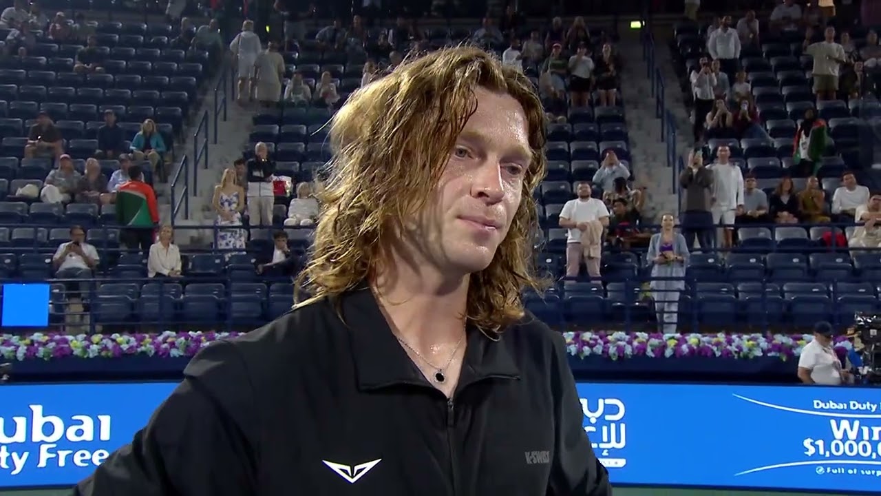 Post-Match Interview: Andrey Rublev after R2 of 2026 Dubai Duty Free Tennis Championships