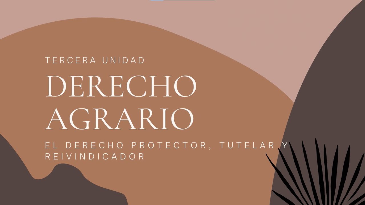 Derecho Agrario