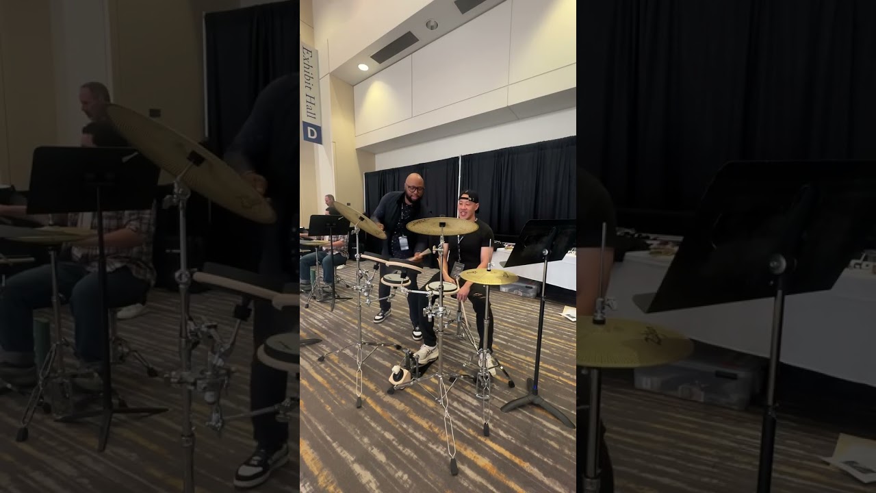 PASIC50th Drum Set Training - @BrandonKhoo 