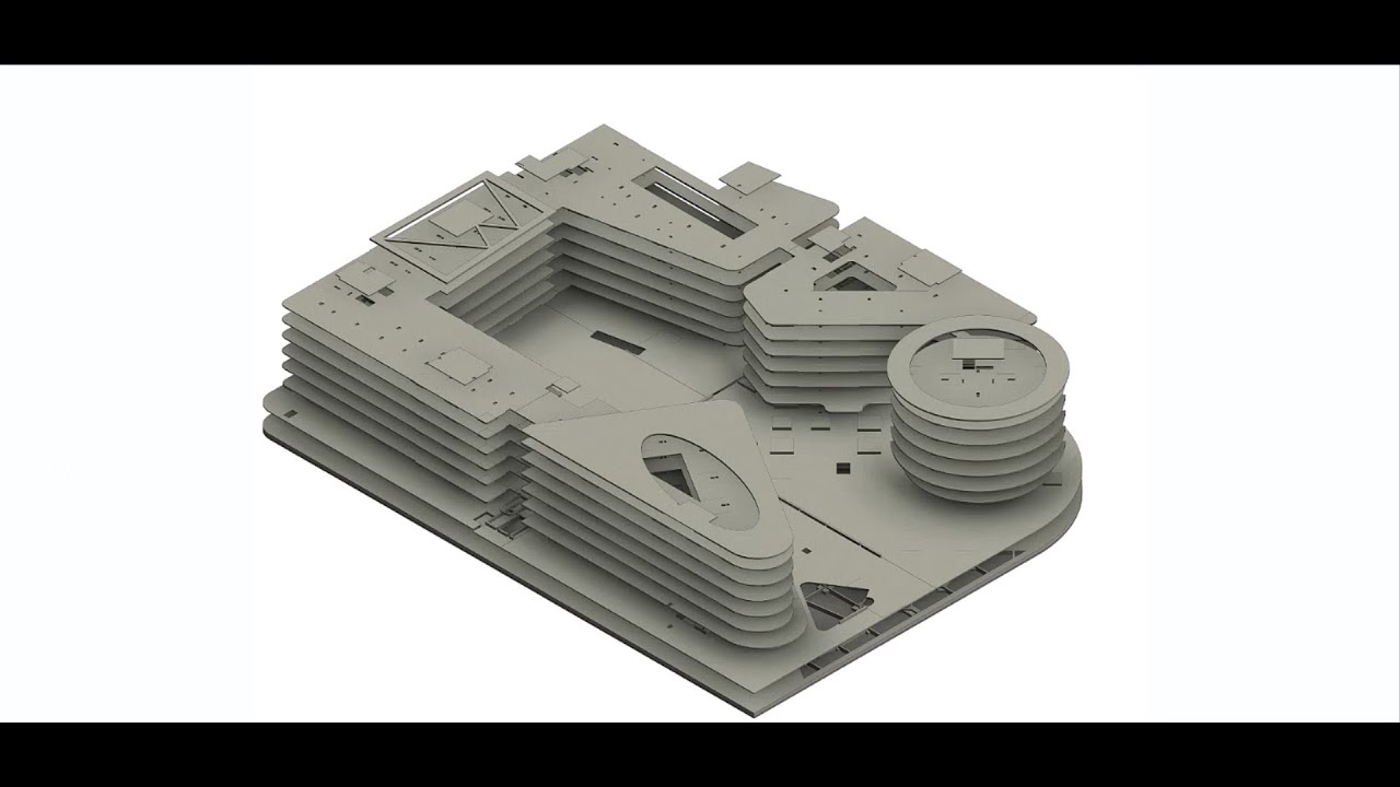 Super Modeling CAD to REVIT by EL Concrete | Mall Project