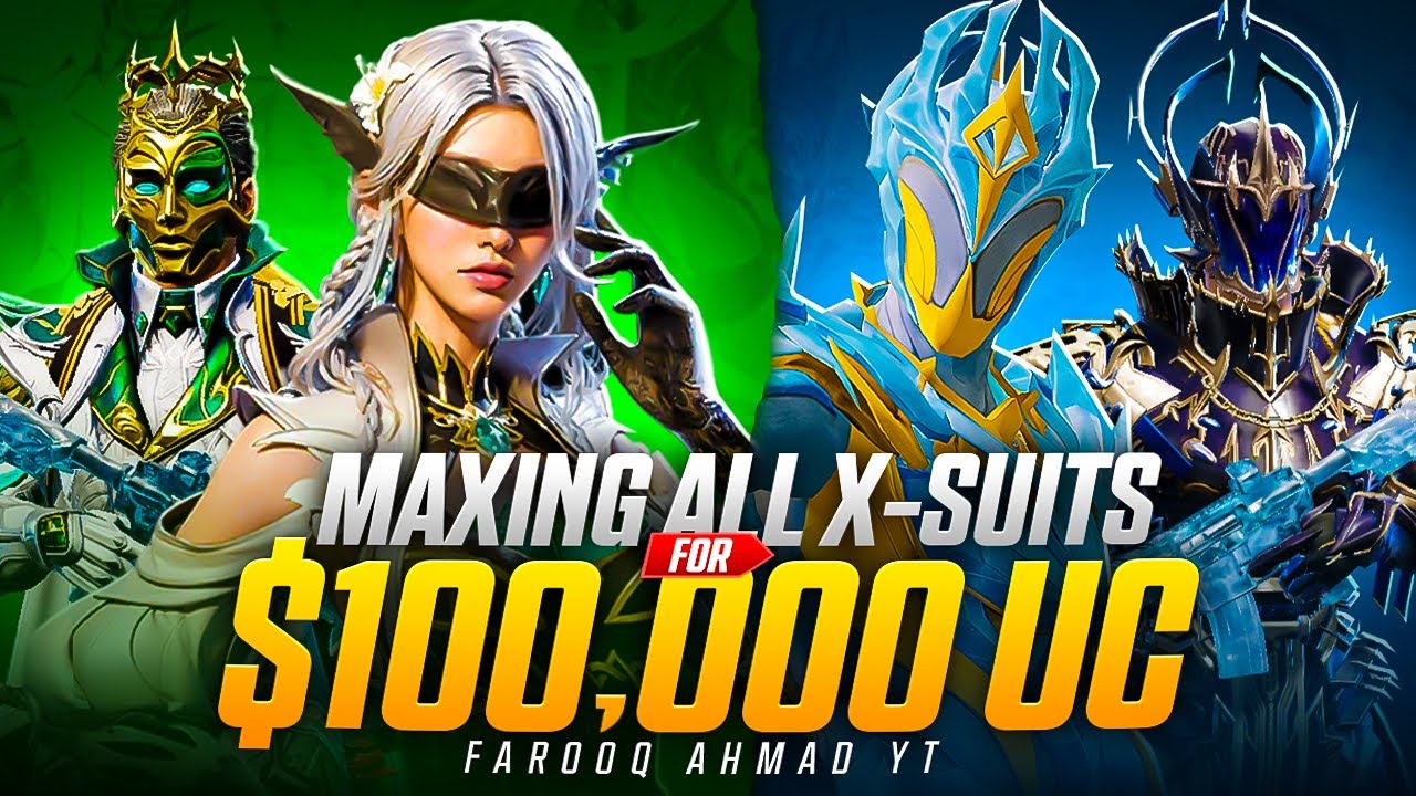 Maxing out All X-Suit | 🔥 PUBG MOBILE 🔥