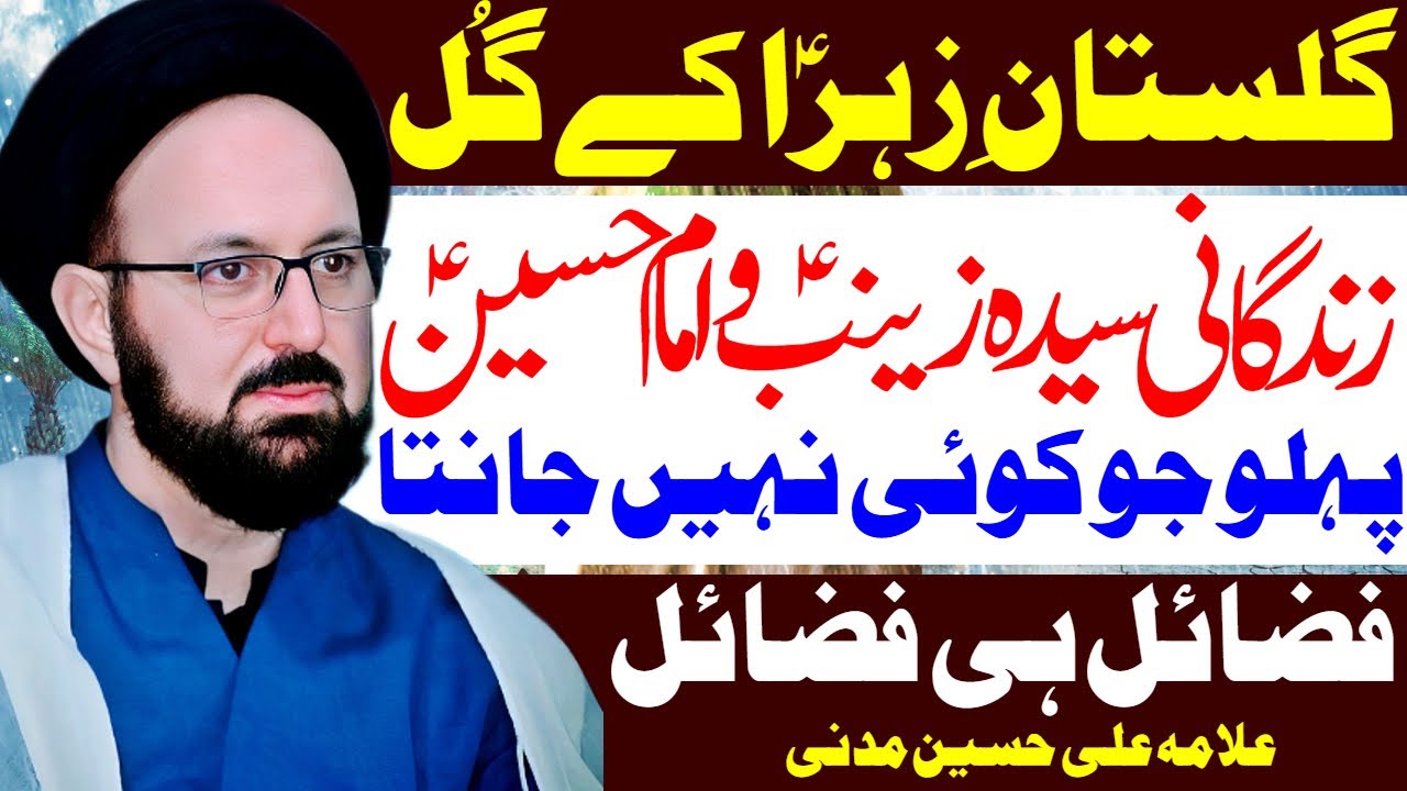Bibi Zainab Aur Imam Hussain Ki Zindagi | Allama Ali Hussain Madni | Al Zamin Tv