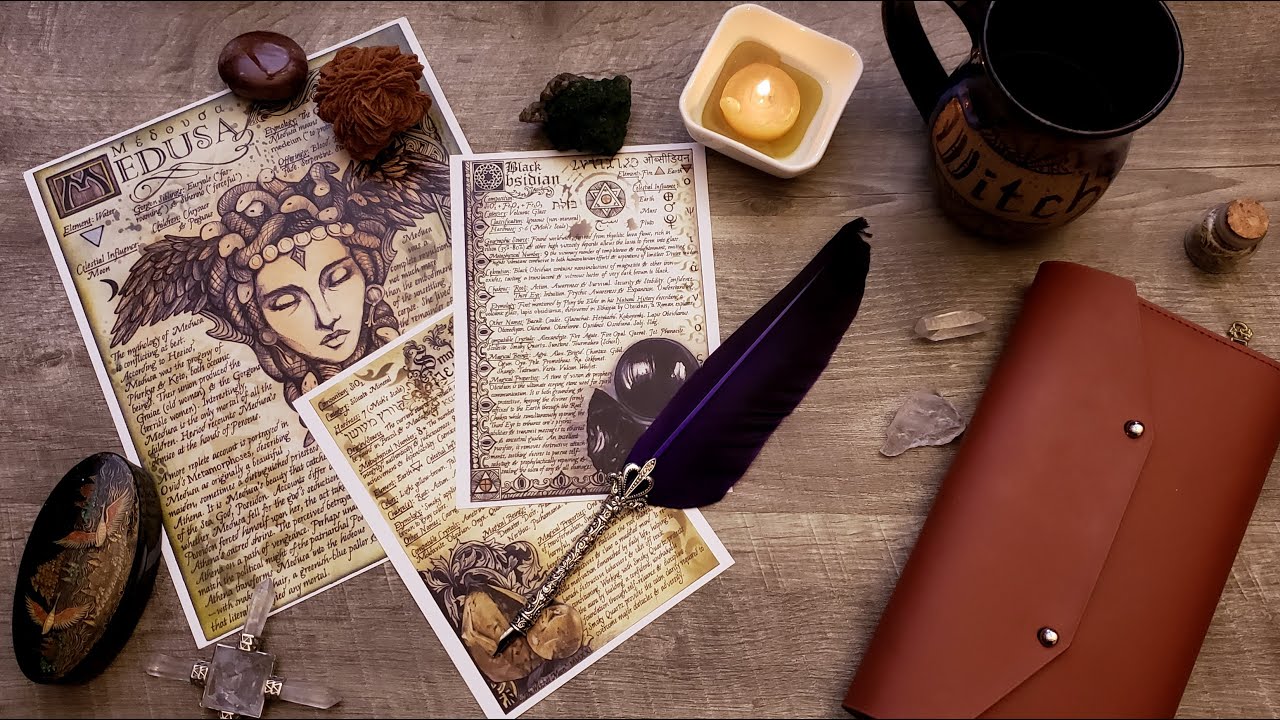 Book of Shadows Collection Flip Through || Simple Witchy Things