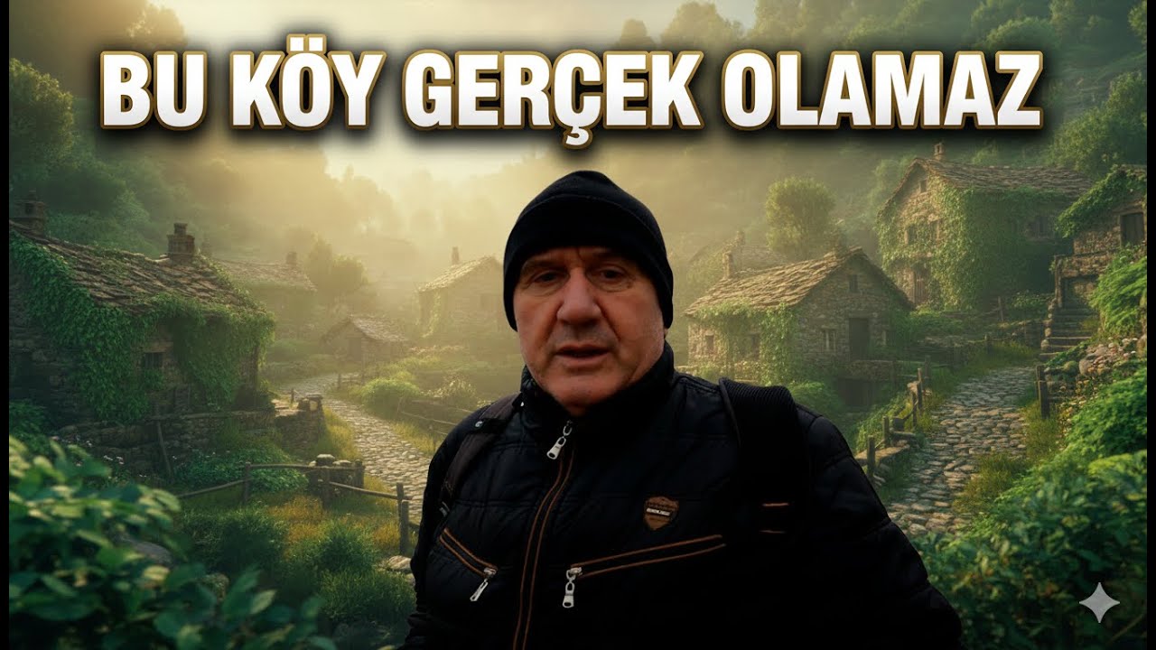 Kışın ortasında tek başıma bu ıssız köyü geziyorum