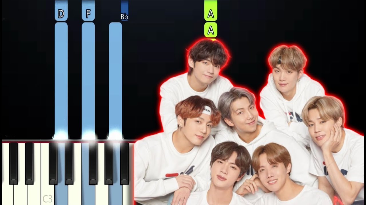 BTS - Run BTS (Piano Tutorial)