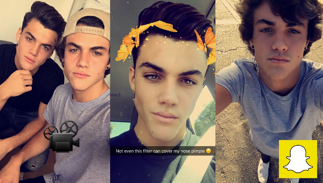 Dolan Twins snapchat story 19th -25th Sept 2016