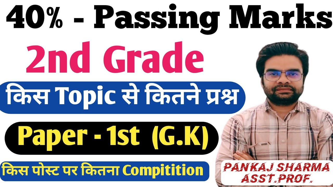 Rpsc 2nd grade exam 2026 / प्रथम पेपर में 40% कैसे लाये  / Syllabus Discussion / Pk Advance Study 
