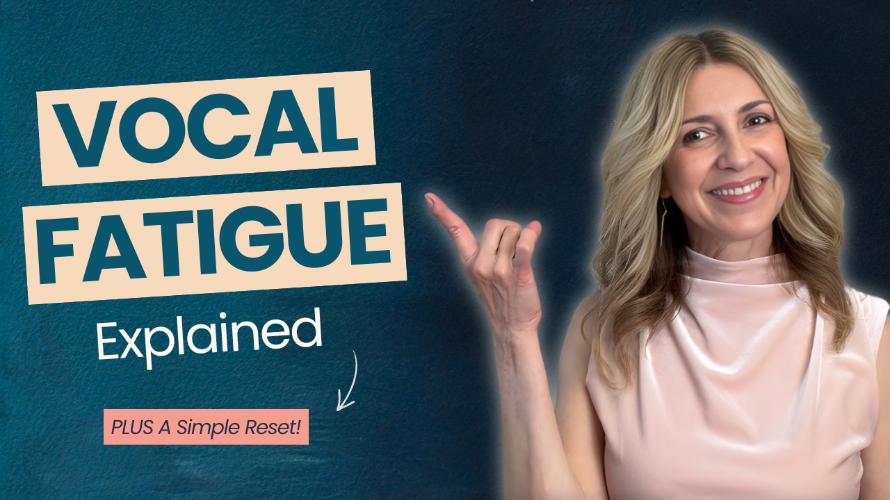 Vocal Fatigue Explained (And a Simple Reset That Actually Works)