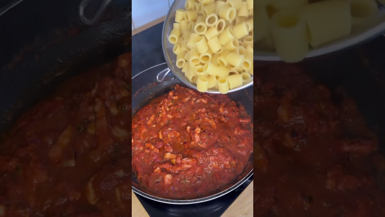 Mezzi Rigatoni 🍝[💾Rezept in der Beschreibung]